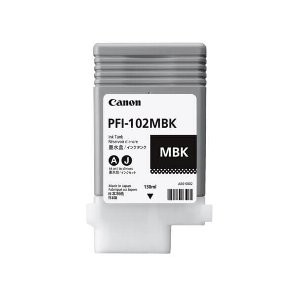 Canon PFI 102MBK Matte Black Ink Cartridge (130ml)